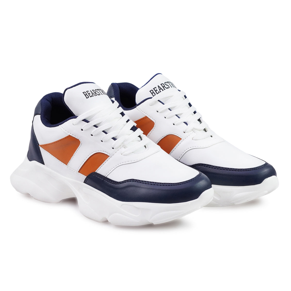 Bearstride Men’s Chunky Sneakers – Bold, Lightweight & Comfortable Shoes | Stylish Casual & Gym Wear | Durable Running & Walking Shoes