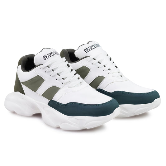 Bearstride Men’s Chunky Sneakers – Bold, Lightweight & Comfortable Shoes | Stylish Casual & Gym Wear | Durable Running & Walking Shoes