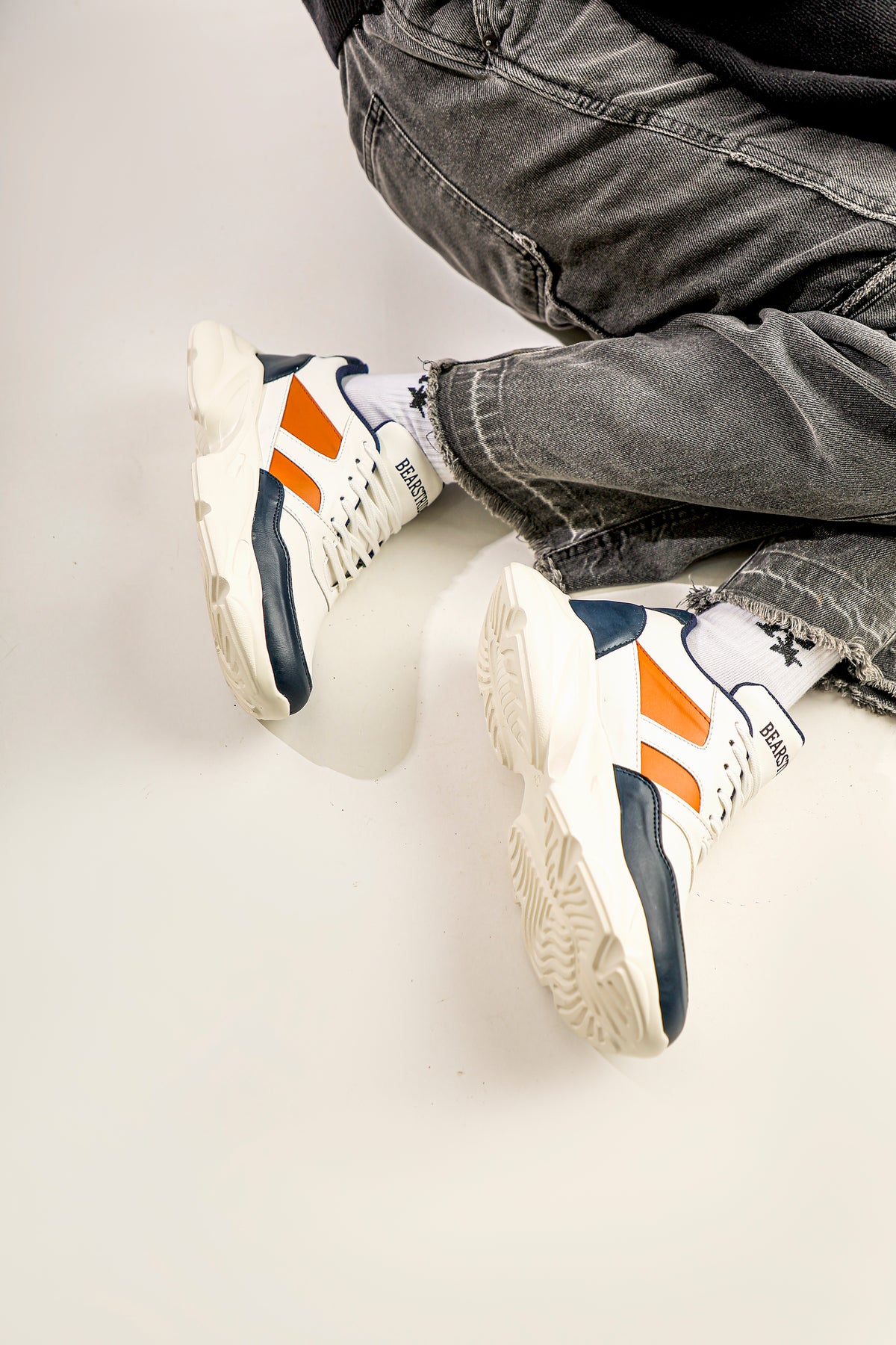 Bearstride Men’s Chunky Sneakers – Bold, Lightweight & Comfortable Shoes | Stylish Casual & Gym Wear | Durable Running & Walking Shoes